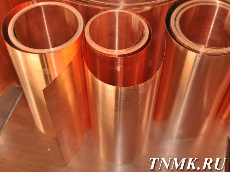 Фольга медная 0.2х250 М1М ГОСТ 1173-2006 купить в Новороссийске