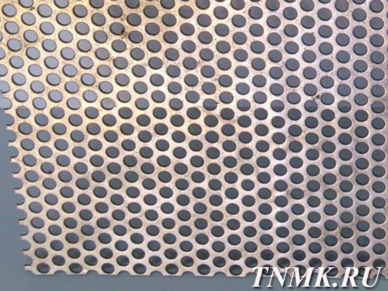 Лист перфорированный стальной 0,6х1000х2000 мм Rv 0,8-1,5 купить в Новороссийске